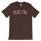 PEACE Y'ALL RETRO 1 Unisex short sleeve t-shirt