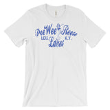 PEE WEE REESE LANES (BLUE) Unisex short sleeve t-shirt