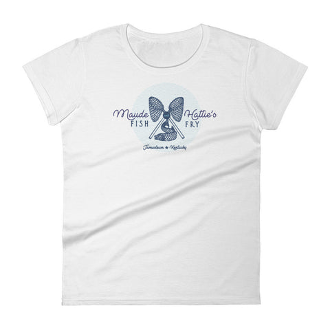 MAUDE & HATTIE'S FISH FRY Women's short sleeve t-shirt