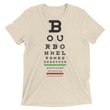 Bourbon Eye Chart Short sleeve t-shirt