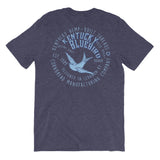 KENTUCKY BLUEBIRD HEMP COMPANY (front and back) Unisex short sleeve t-shirt