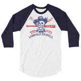 LOUISVILLE COLONELS 1971 SPRING TRAINING 3/4 sleeve raglan shirt